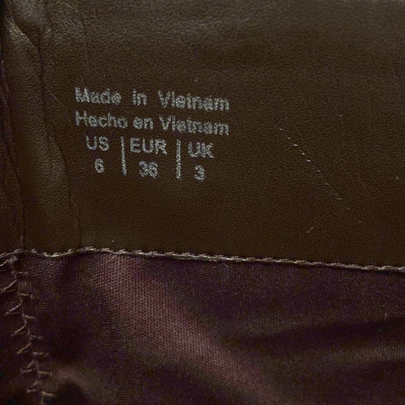 Aldo knee high boots with brown leather front & brown suede back size 6 - Picture 6 of 6